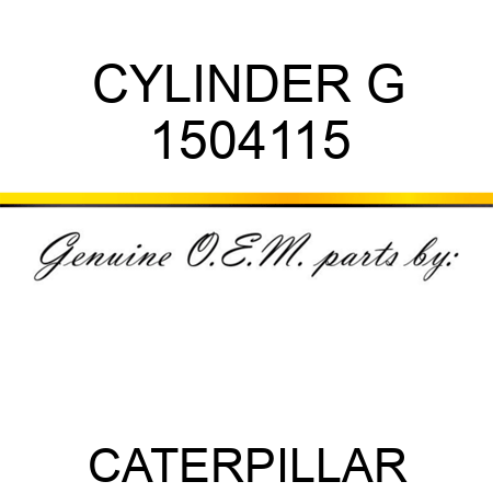 CYLINDER G 1504115