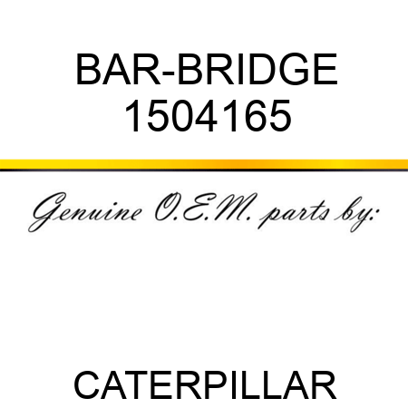 BAR-BRIDGE 1504165