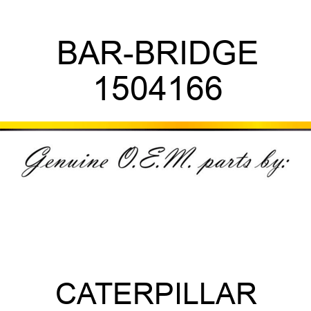 BAR-BRIDGE 1504166