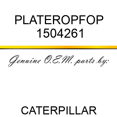 PLATEROPFOP 1504261