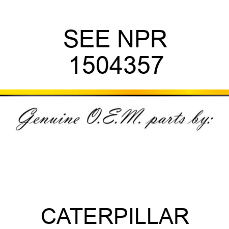 SEE NPR 1504357