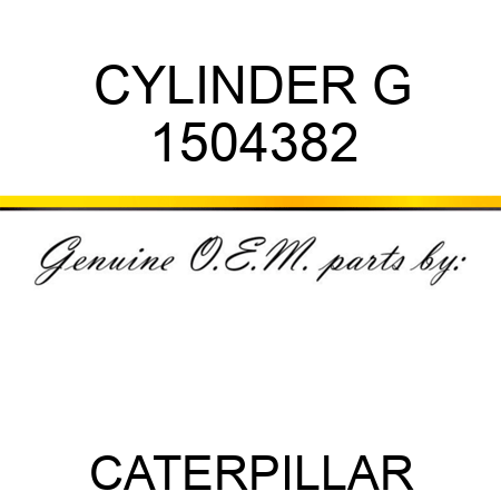 CYLINDER G 1504382