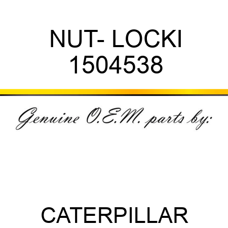NUT- LOCKI 1504538