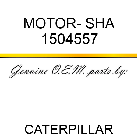 MOTOR- SHA 1504557