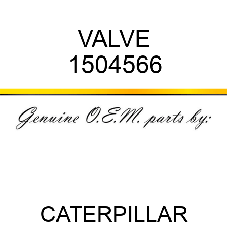 VALVE 1504566