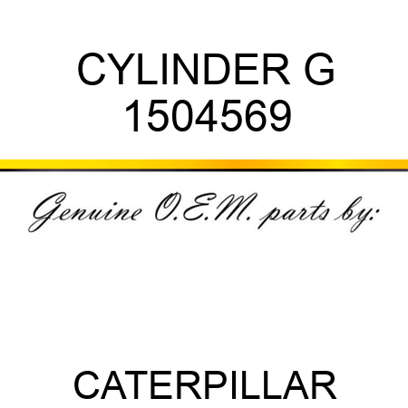 CYLINDER G 1504569