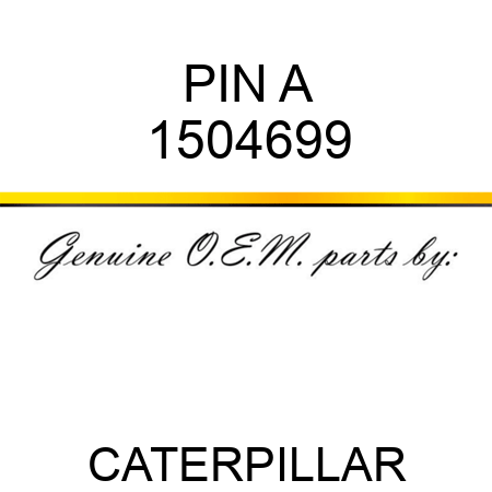 PIN A 1504699