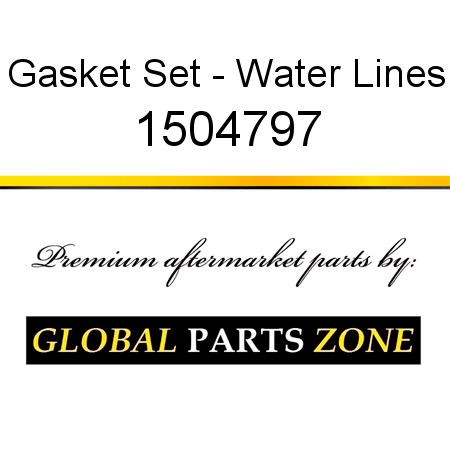 Gasket Set - Water Lines 1504797