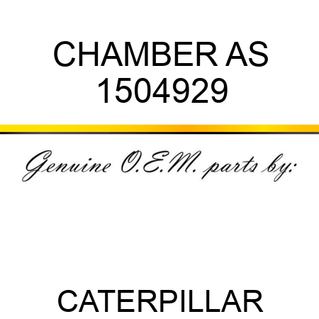 CHAMBER AS 1504929