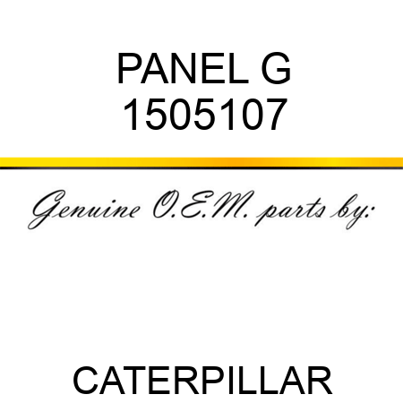 PANEL G 1505107