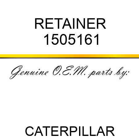 RETAINER 1505161