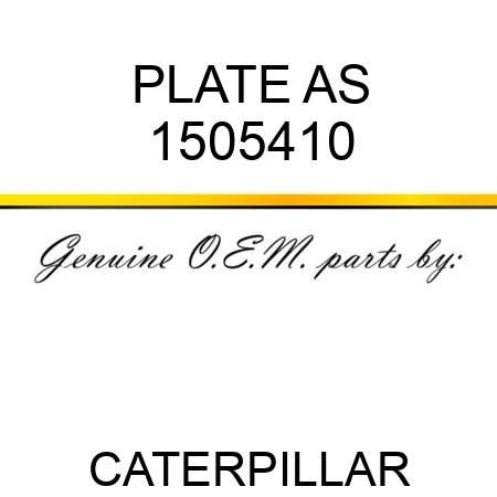 PLATE AS 1505410