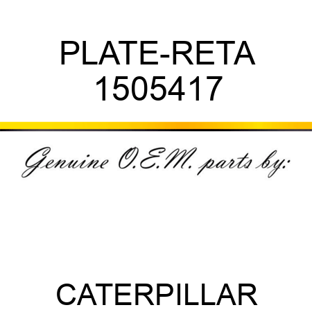 PLATE-RETA 1505417
