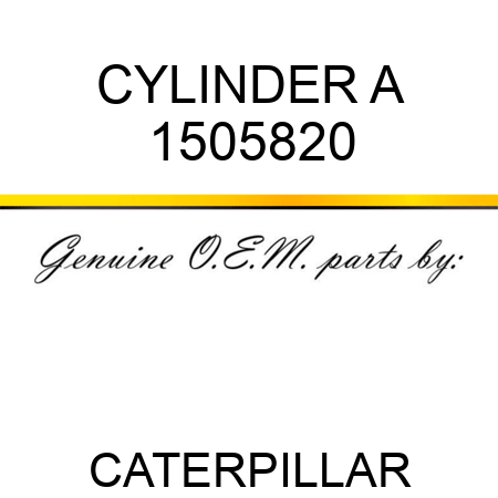 CYLINDER A 1505820