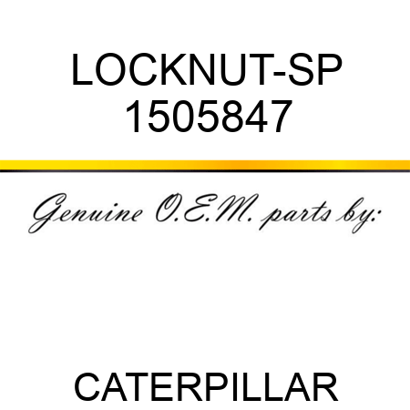 LOCKNUT-SP 1505847
