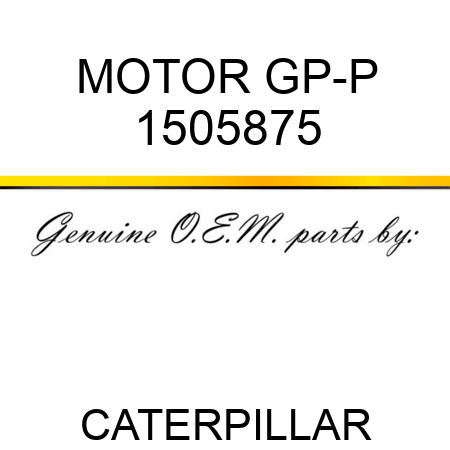 MOTOR GP-P 1505875