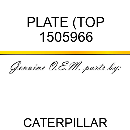 PLATE (TOP 1505966