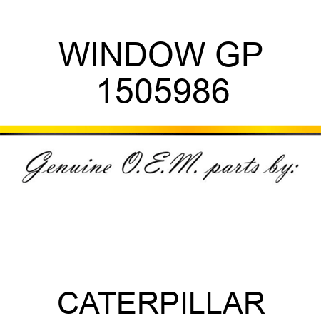 WINDOW GP 1505986