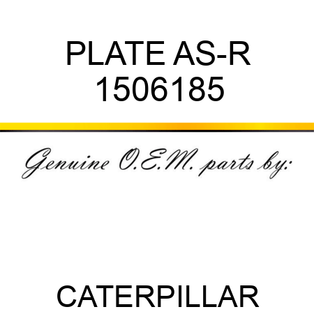 PLATE AS-R 1506185