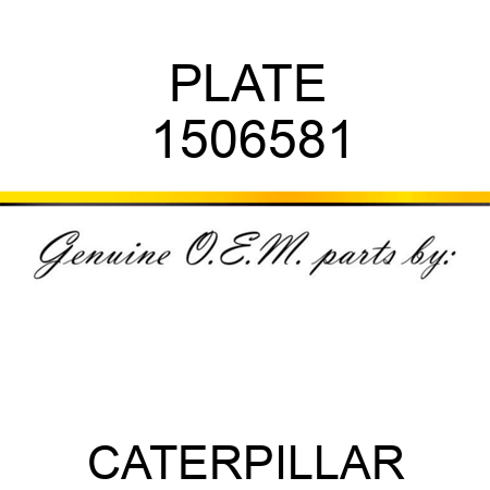 PLATE 1506581