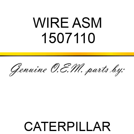WIRE ASM 1507110