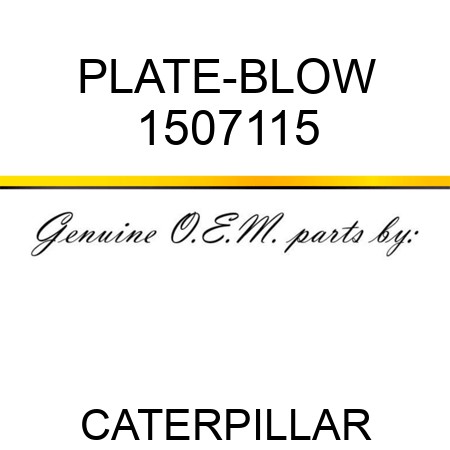 PLATE-BLOW 1507115