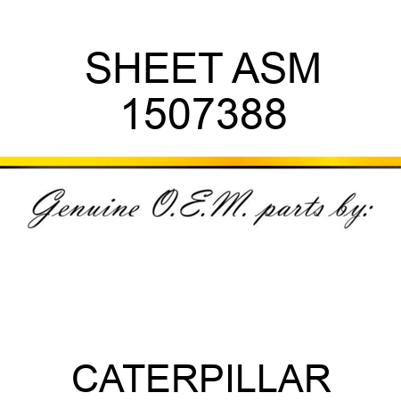 SHEET ASM 1507388