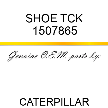 SHOE TCK 1507865