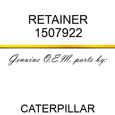 RETAINER 1507922