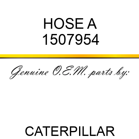 HOSE A 1507954