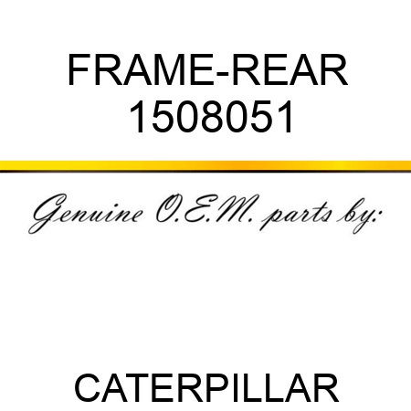 FRAME-REAR 1508051