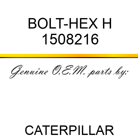 BOLT-HEX H 1508216