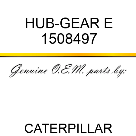 HUB-GEAR E 1508497