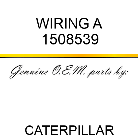 WIRING A 1508539