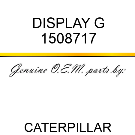 DISPLAY G 1508717