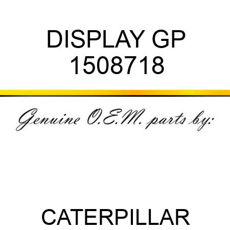 DISPLAY GP 1508718