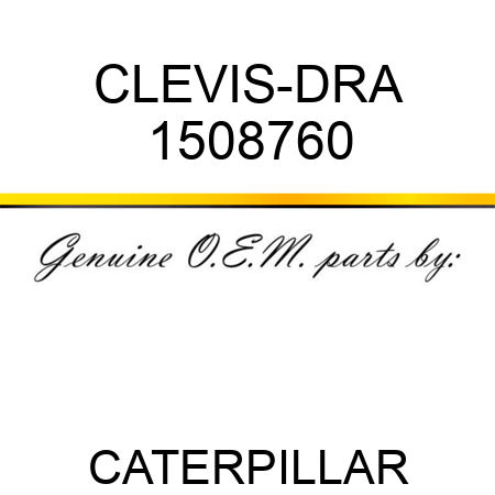 CLEVIS-DRA 1508760