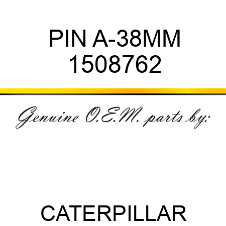 PIN A-38MM 1508762
