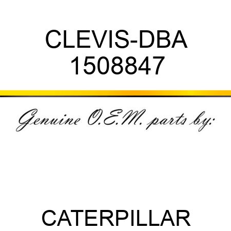 CLEVIS-DBA 1508847
