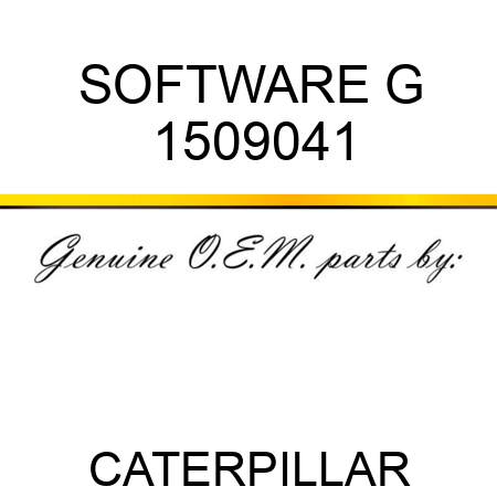 SOFTWARE G 1509041
