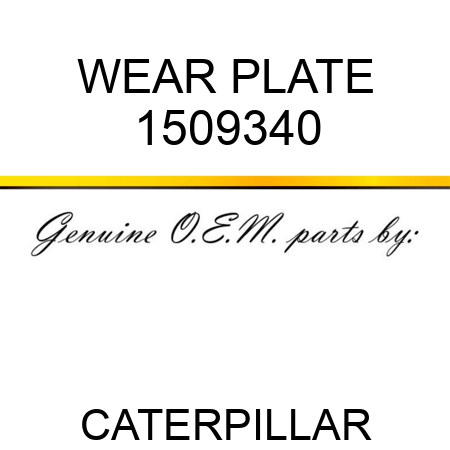 WEAR PLATE 1509340