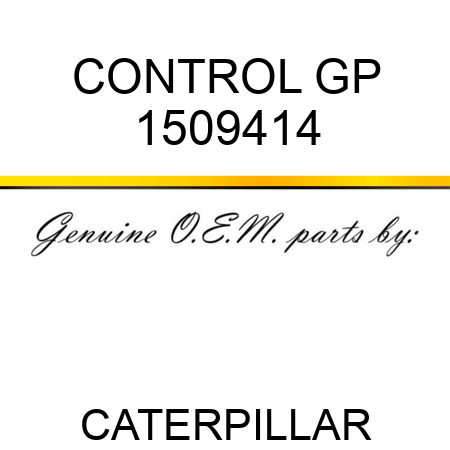 CONTROL GP 1509414