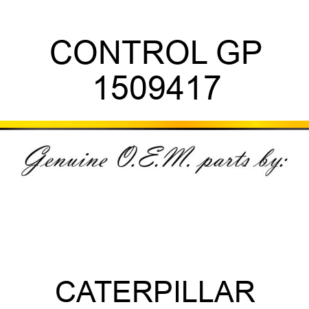 CONTROL GP 1509417