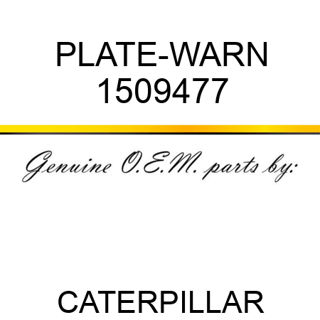 PLATE-WARN 1509477
