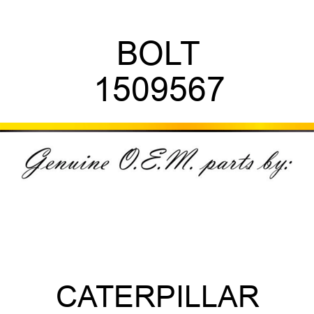BOLT 1509567