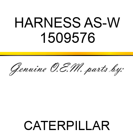 HARNESS AS-W 1509576