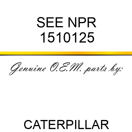 SEE NPR 1510125