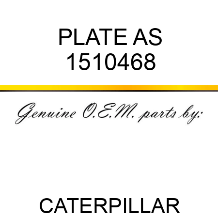 PLATE AS 1510468
