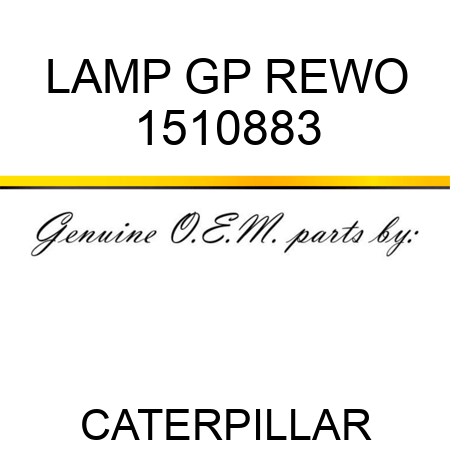 LAMP GP REWO 1510883