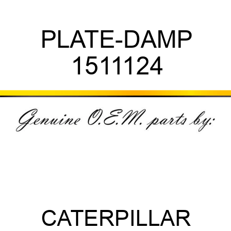 PLATE-DAMP 1511124